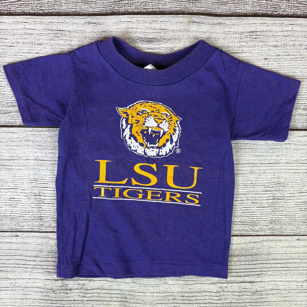Vintage 1990s Louisiana State University LSU Tigers Single Stitch T-shirt